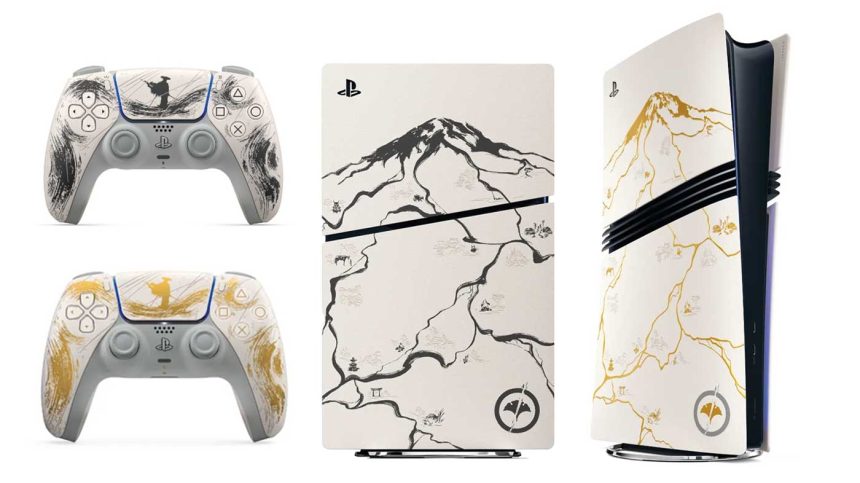 Cover Custom PS5 Pro Edisi Ghost of Yotei