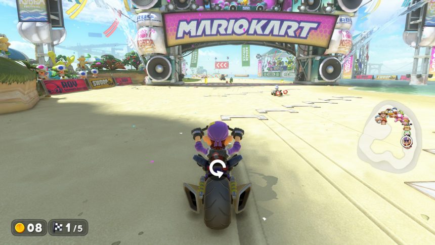 Fitur Rewind di Mario Kart World