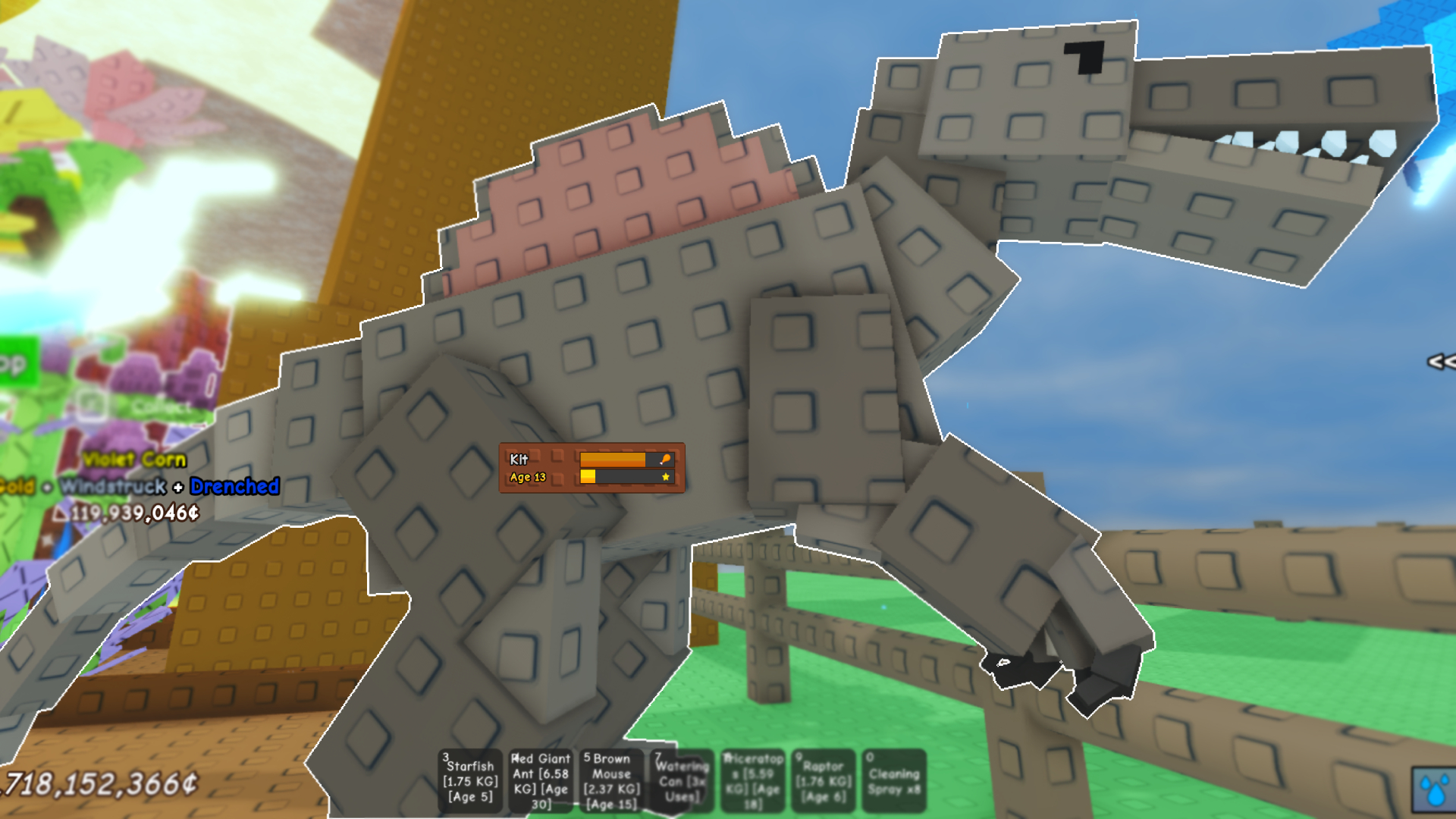 Pet Spinosaurus di Grow a Garden Roblox